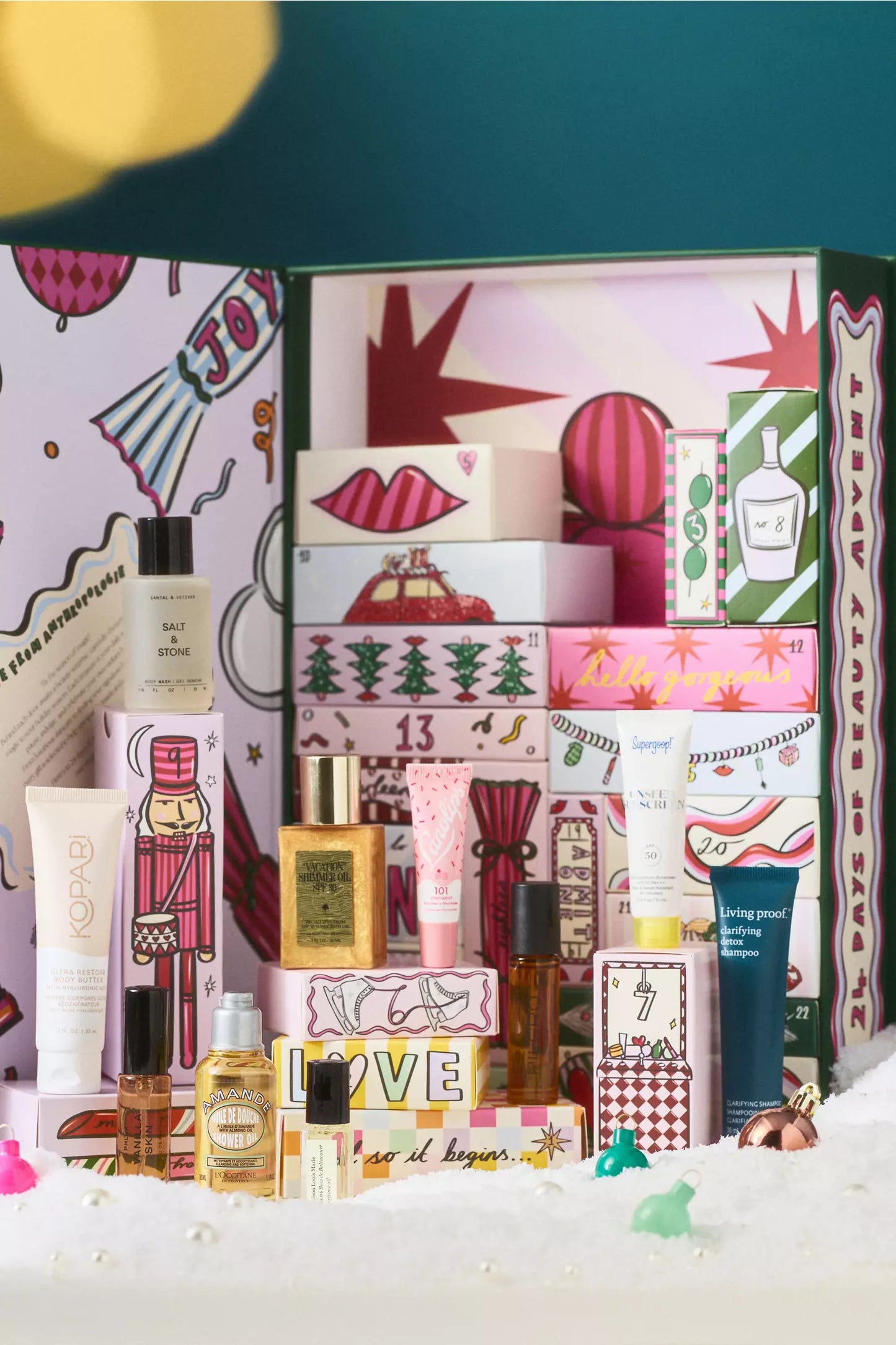 🎁 The 24 Days of Beauty Advent Calendar – Anthropologie (Edición Limitada)