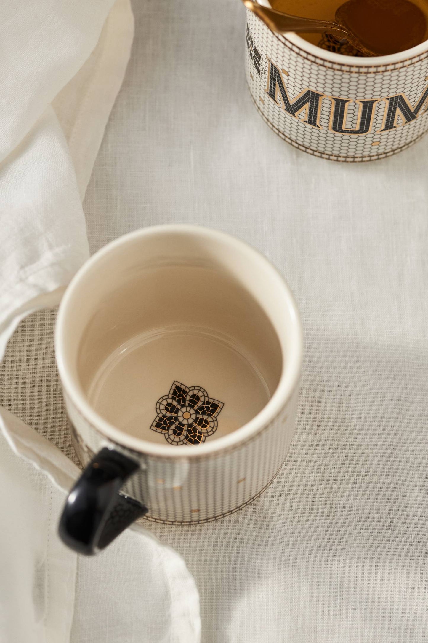 The Bistro Tile Stoneware Mug: Family Edition