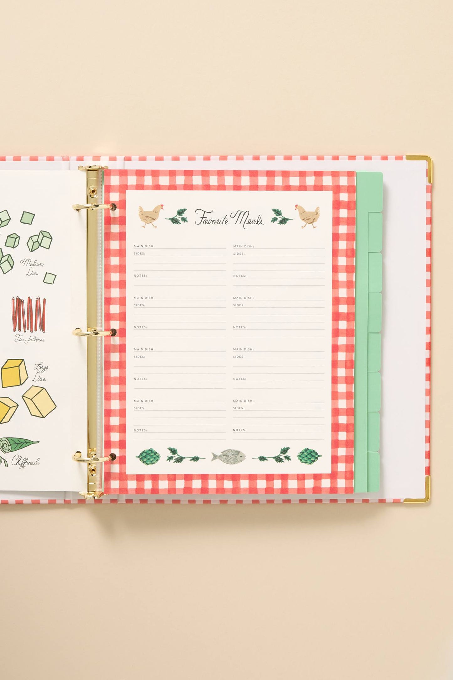 Rifle Paper Co. Recipe Binder