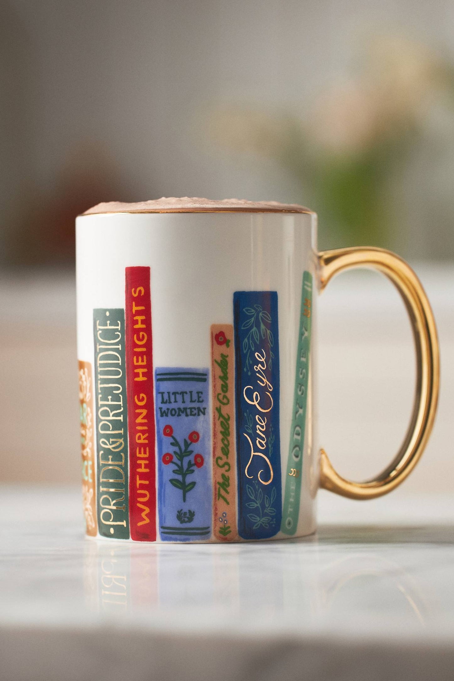 Rifle Paper Co. Porcelain Book Club Mug