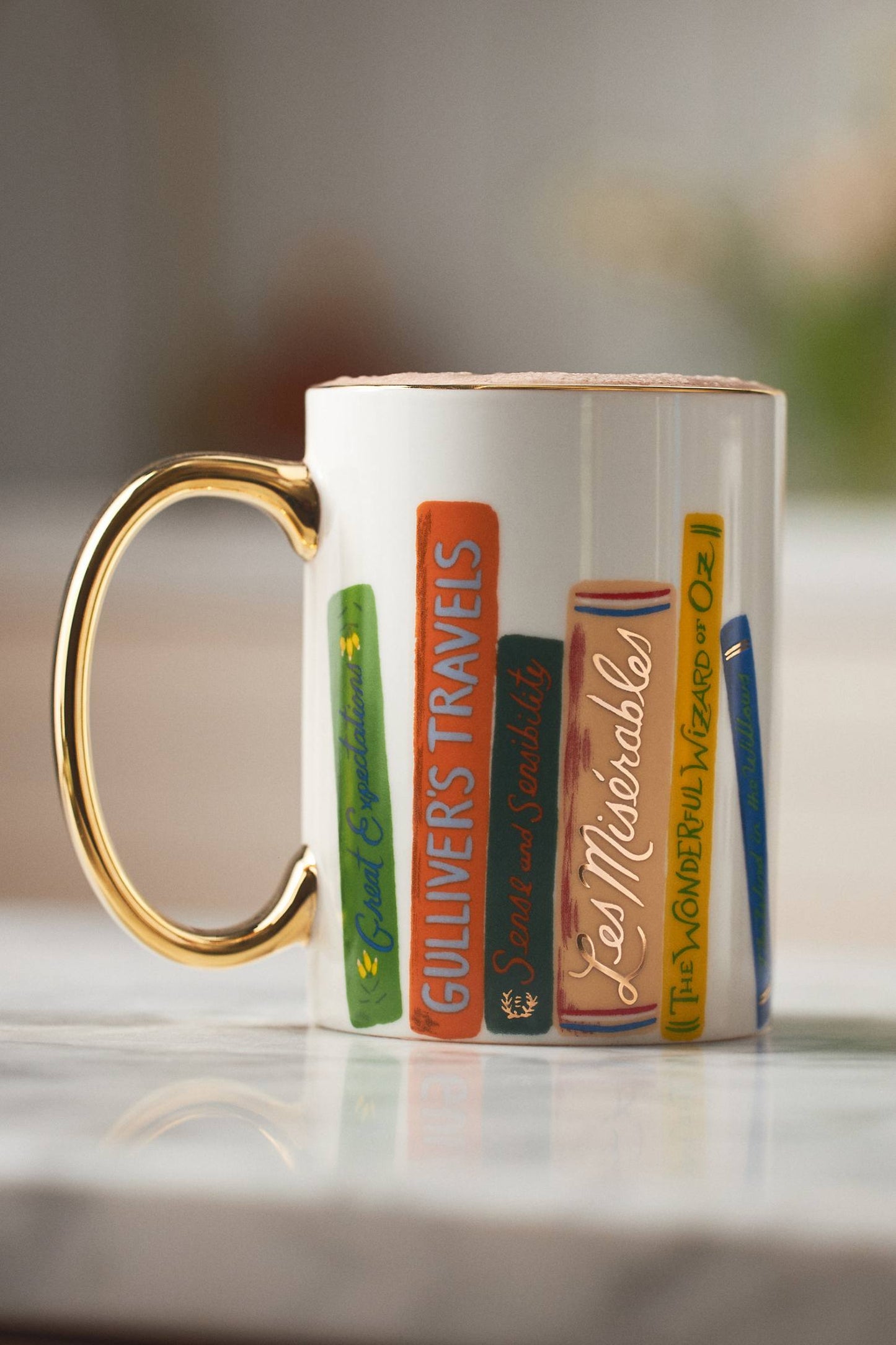 Rifle Paper Co. Porcelain Book Club Mug