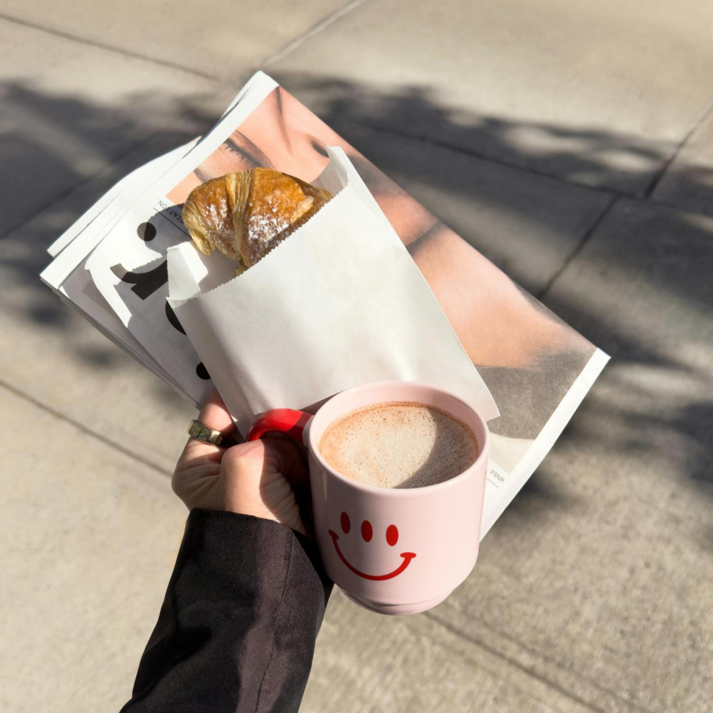 Glossier Three Eyed Smiley Mug