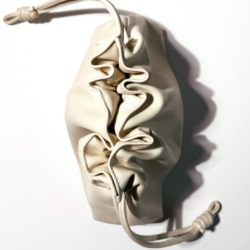 The Elevated Clutch in Cream