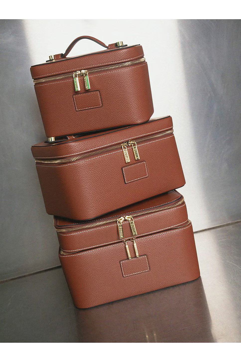 Ètoile Mini Neceser Mini Vanity Case - Ginger Brown
