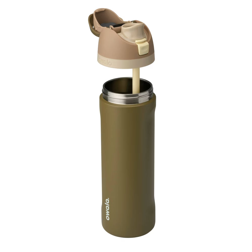 Owala FreeSip 24oz Dark Olive Green – Edición Especial