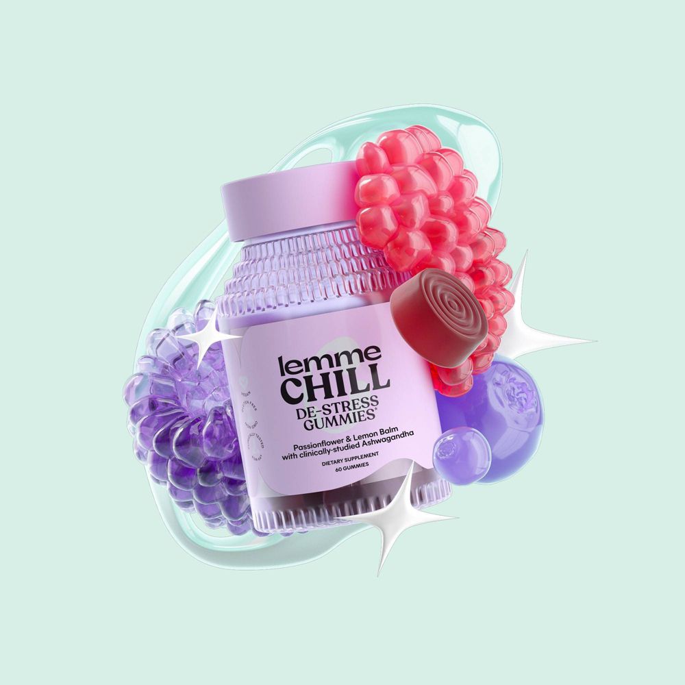 Lemme Chill De-Stress Ashwagandha Vegan Gummies - 60ct