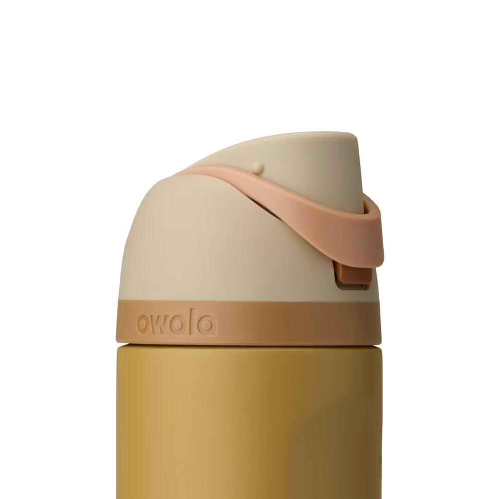 Owala FreeSip 24oz Heathered Yellow – Edición Especial