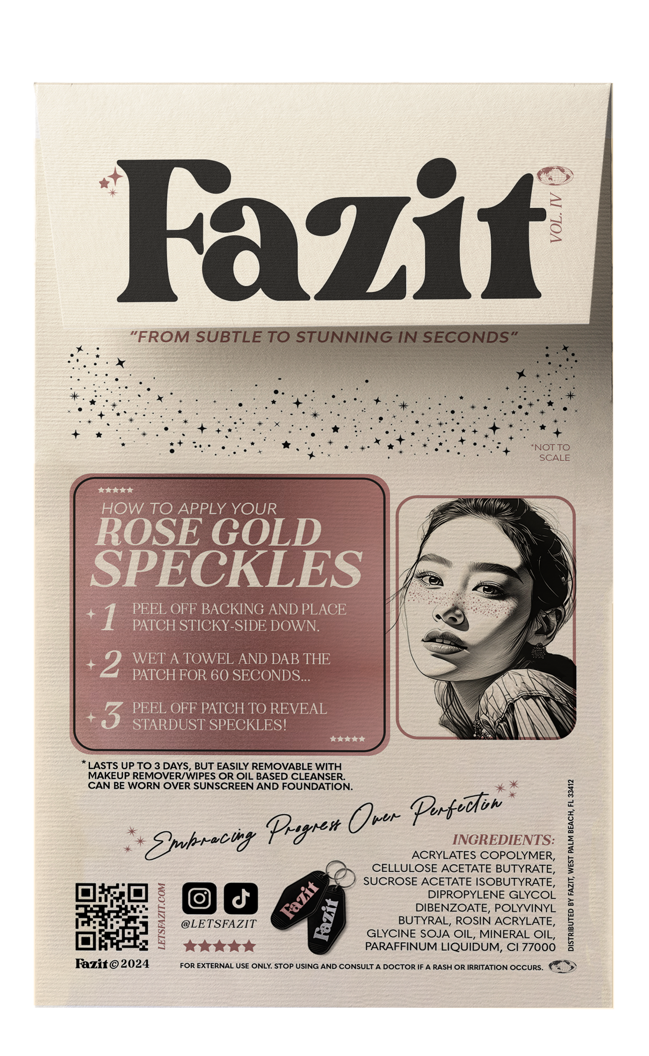 ✨ Fazit - Parches Rose Gold Glitter Freckles