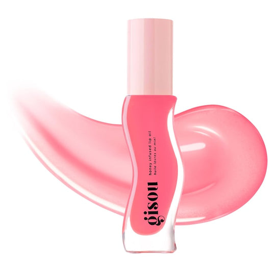 Honey Infused Hydrating Lip Oil - Nuevo Raspberry Swirl