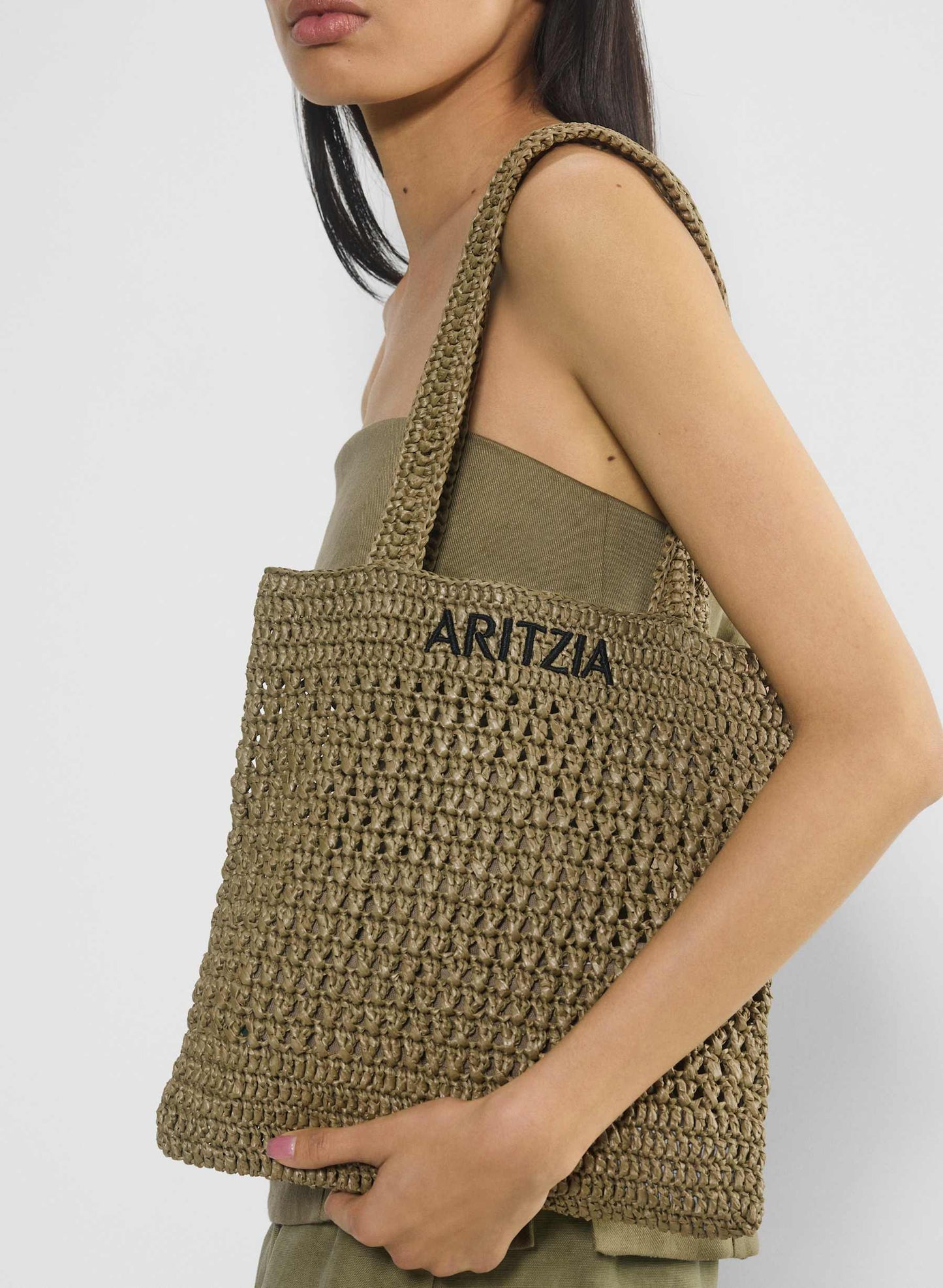 Aritzia Treasure Tote Earthy Ochr