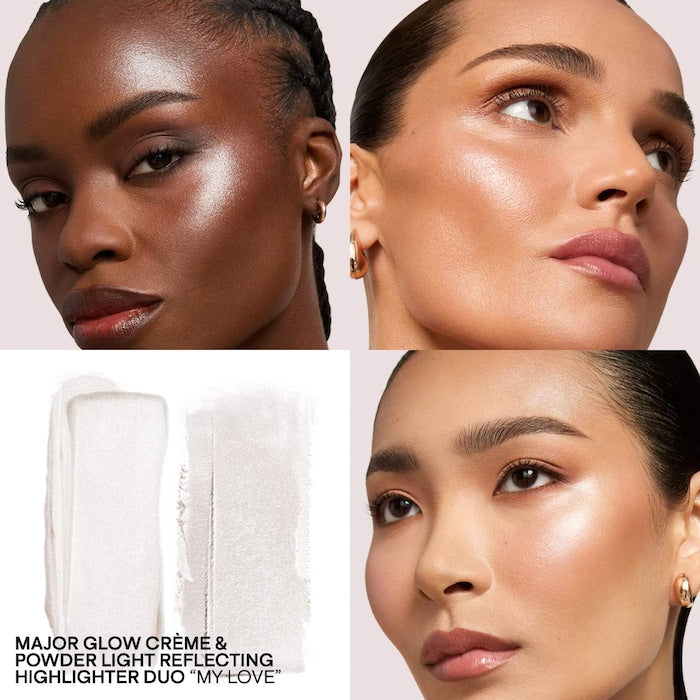 Major Glow Crème & Powder Highlighter Duo – Patrick Ta ✨