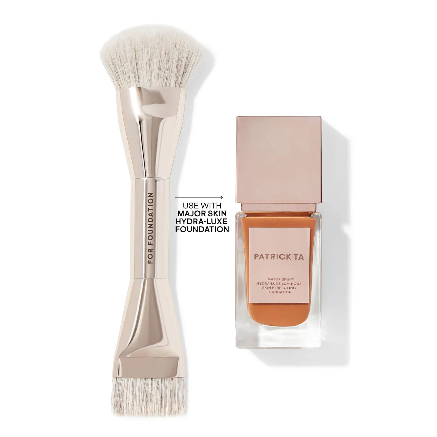 Dual Ended Foundation Brush – Patrick Ta ✨
