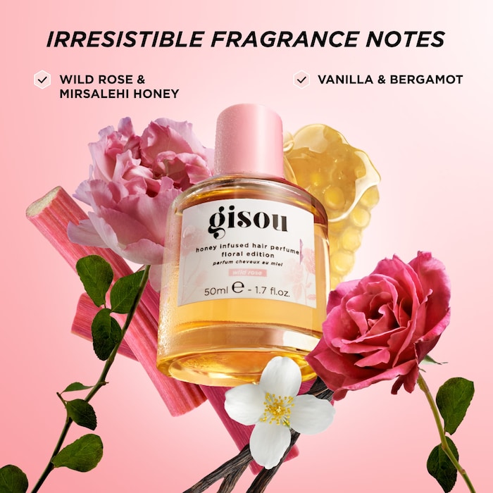 Gisou Honey Infused Wild Rose Hair Perfume