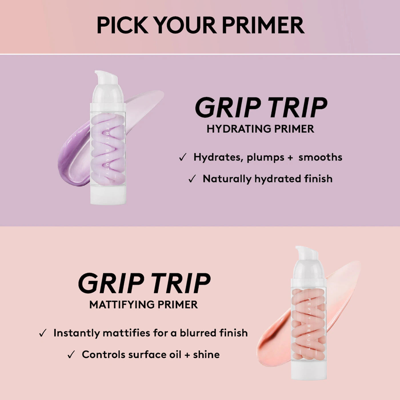 Grip Trip Hydrating + Plumping Primer – Fenty Beauty 💧✨