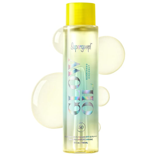 Glow Oil SPF 50 Body Oil with Coconut, Vanilla & Fig