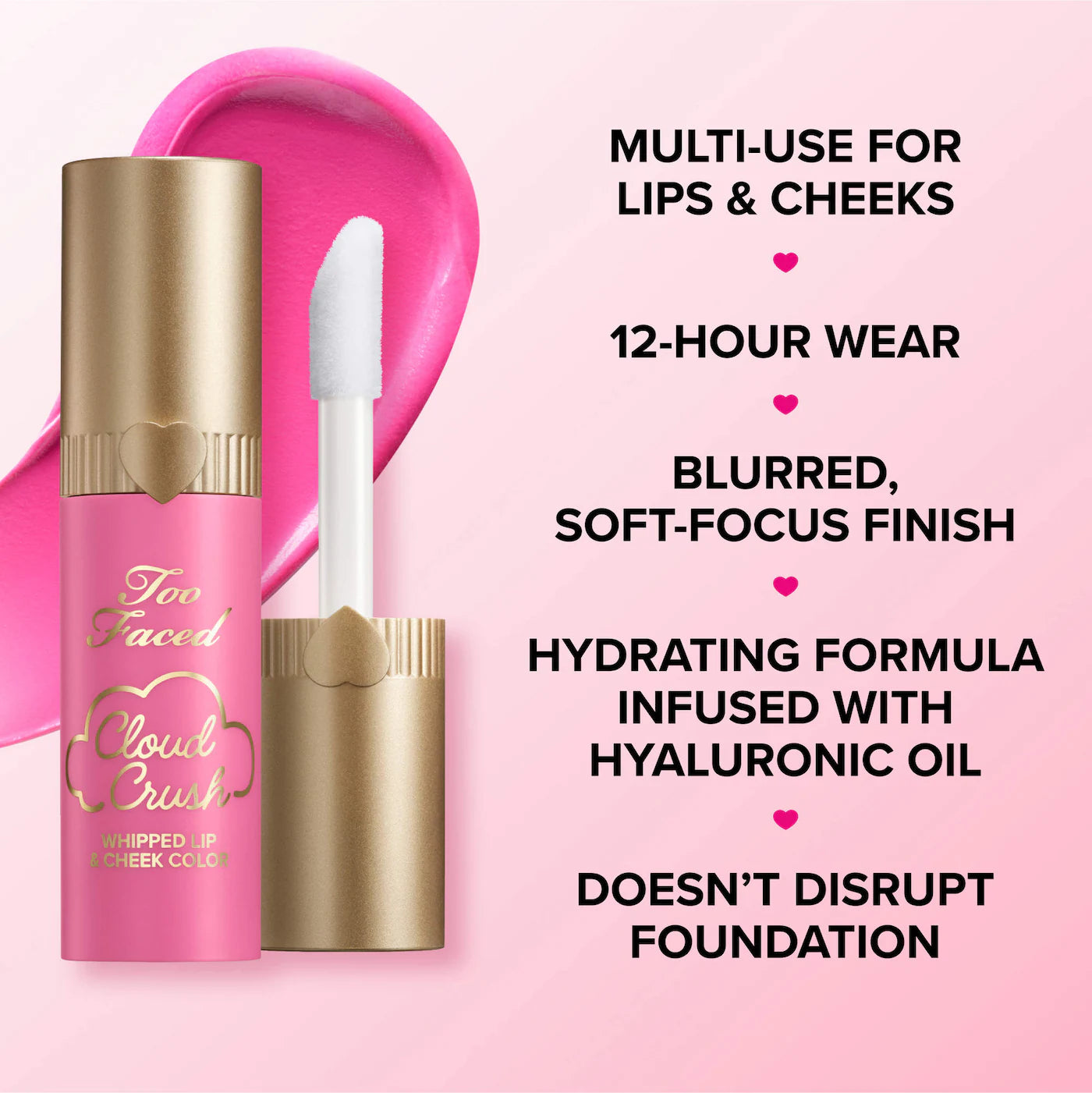 Too Faced Cloud Crush Whipped Lip & Cheek Blush