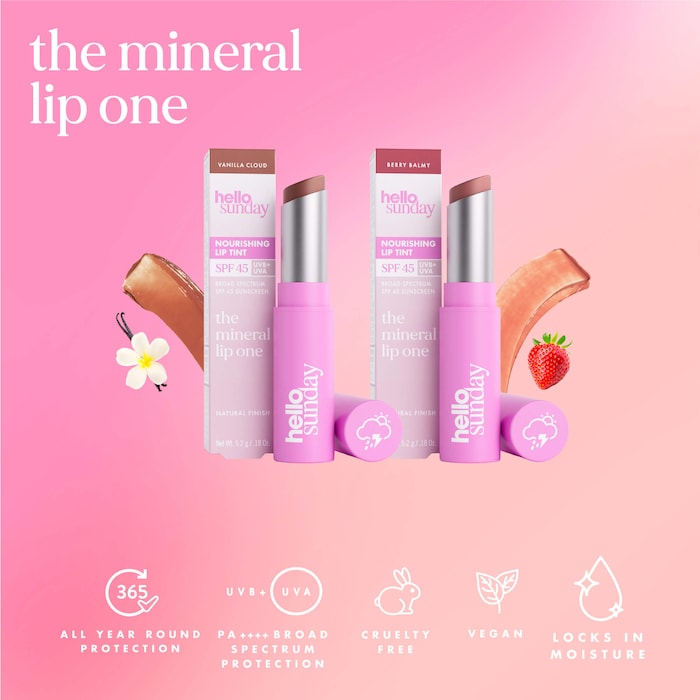 The Mineral Lip One SPF 45 Nourishing Lip Tint