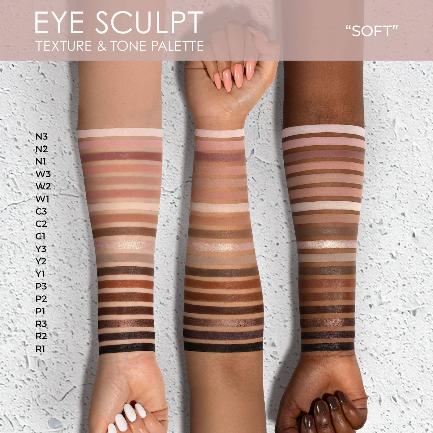 🎨 Eye Sculpt Texture & Tone Palette – Natasha Denona