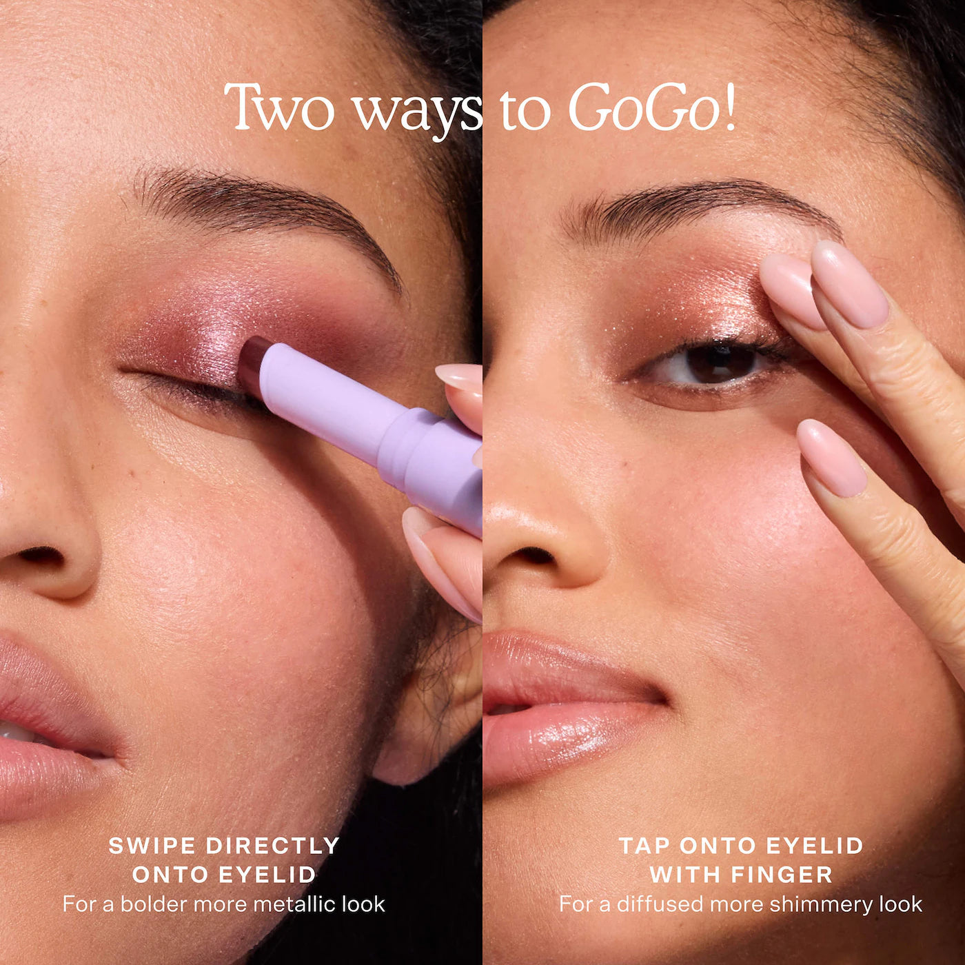 GoGo Cooling Shimmer Eyeshadow Stick – Tower 28 ❄️✨