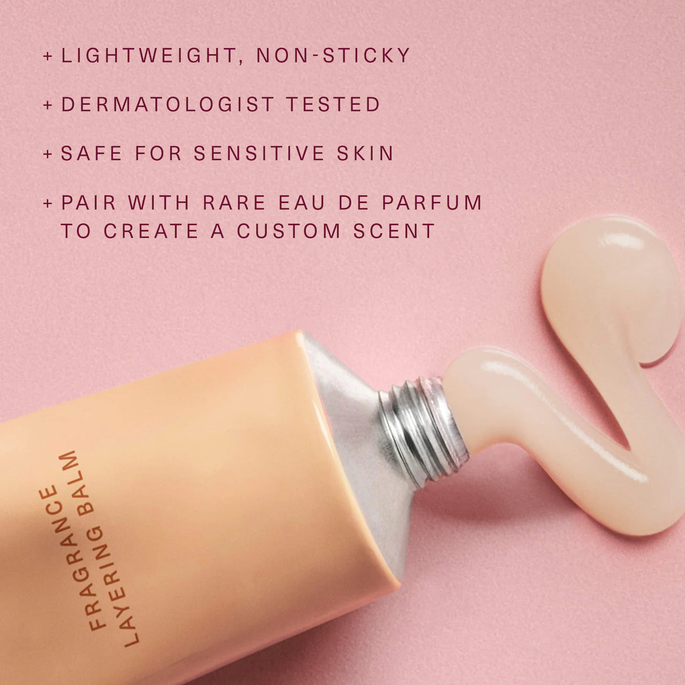 Rare Amber Vanilla Layering Balm – Perfume sólido Rare Beauty 💛