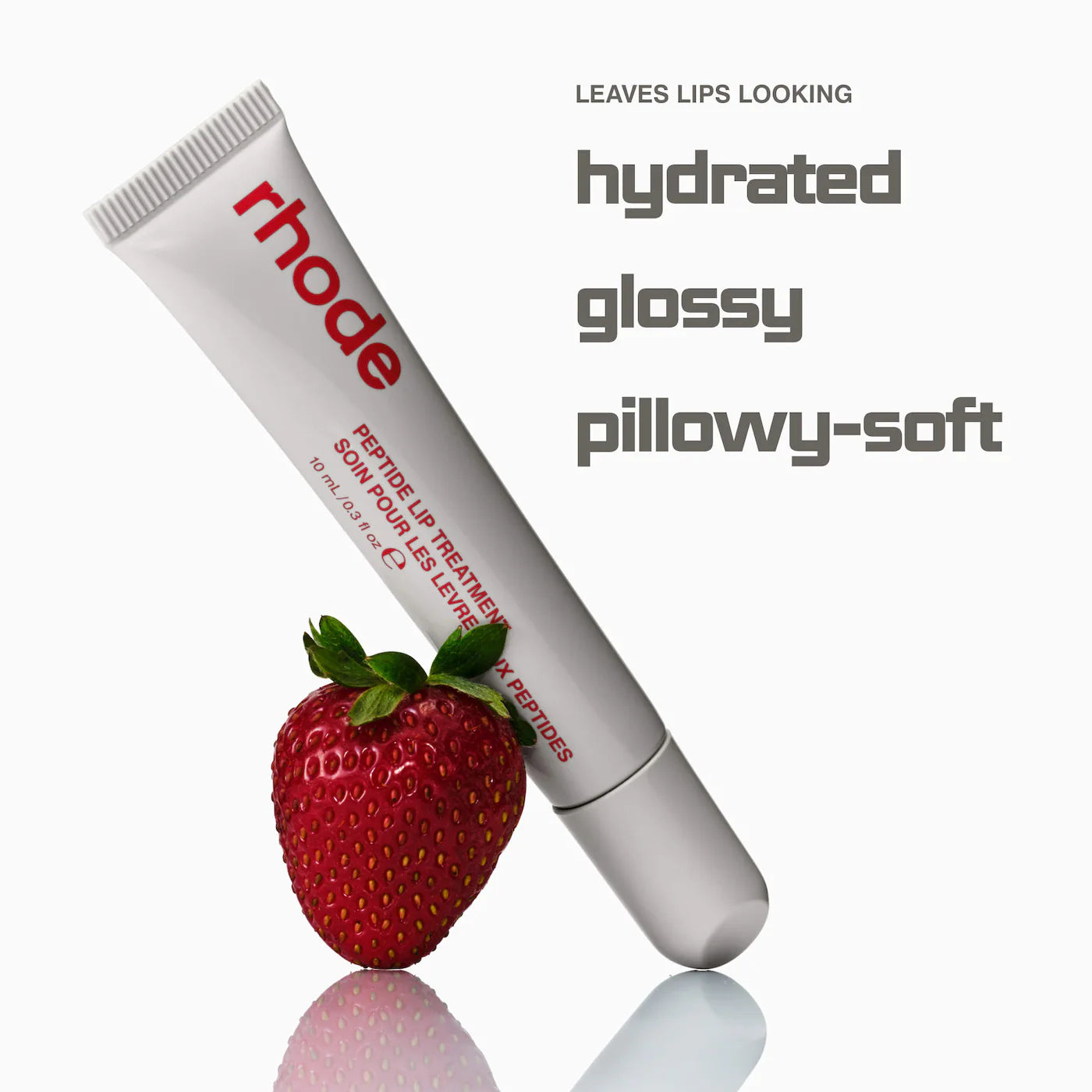 🍓 Peptide Lip Treatment – Rhode (Strawberry Glaze)