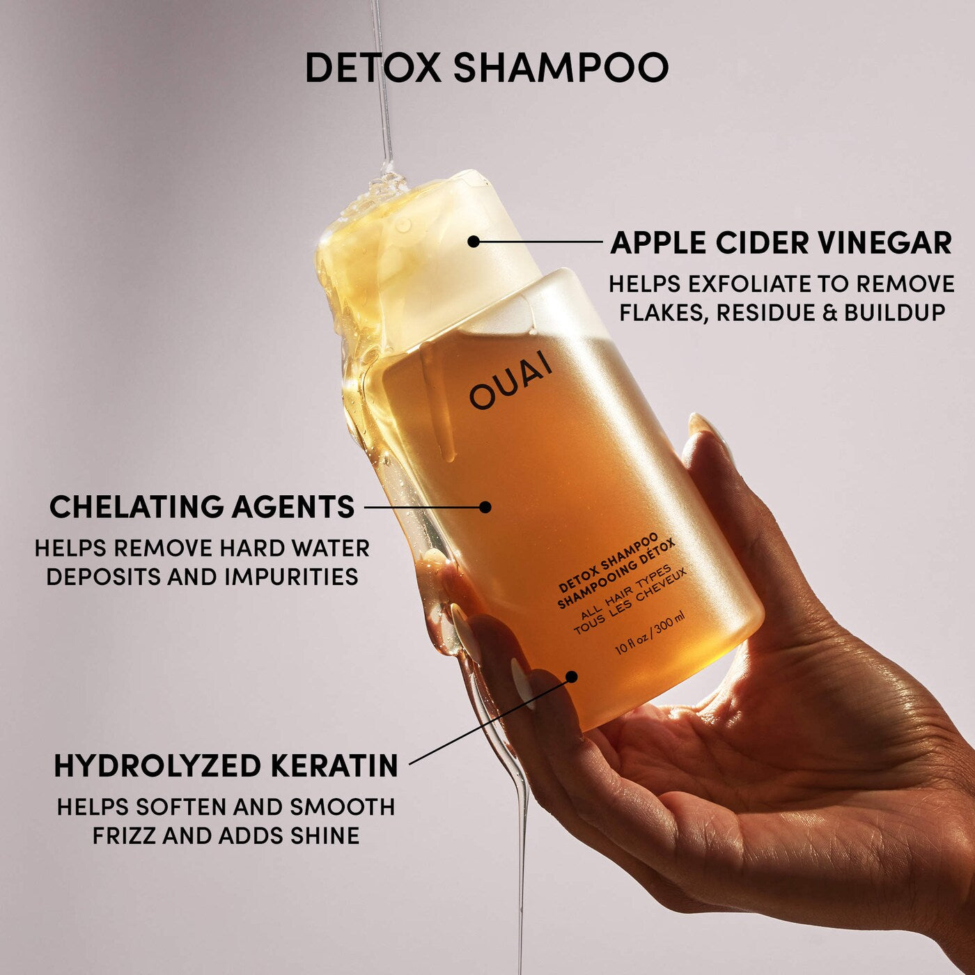 Detox Shampoo & Scalp Serum Hair Gift Set – OUAI 💆♀️✨ (Edición Limitada)