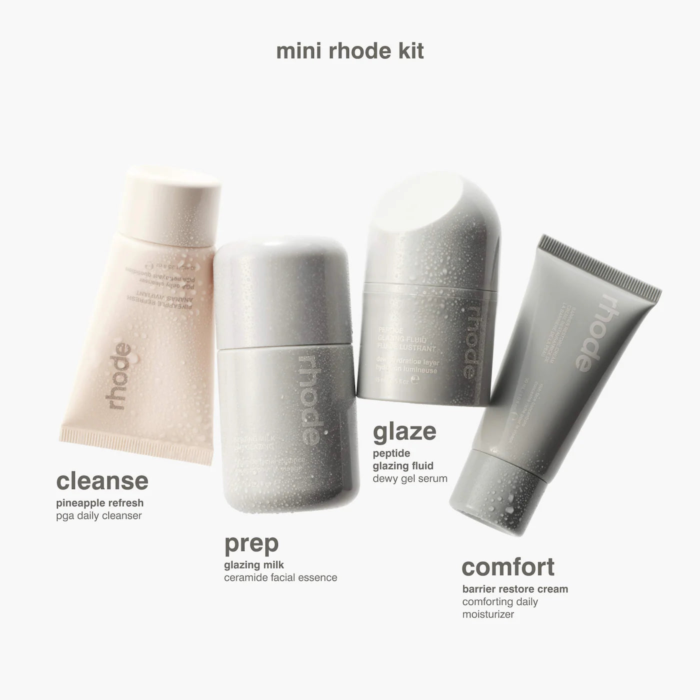 ✨ Mini Kit Glazed Skincare Essentials – Rhode