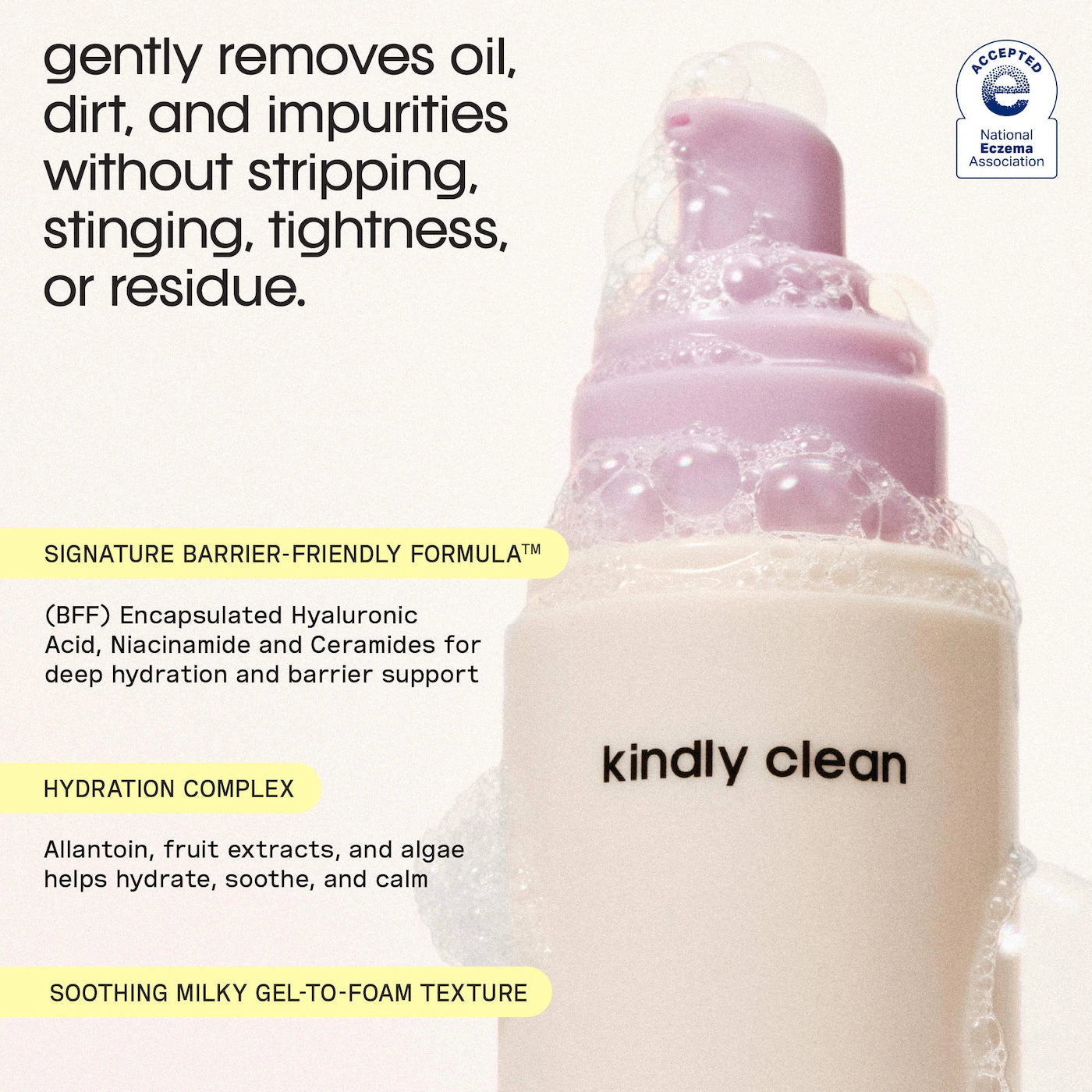 🫧 Kindly Clean Foaming Gel Cleanser – Sincerely Yours