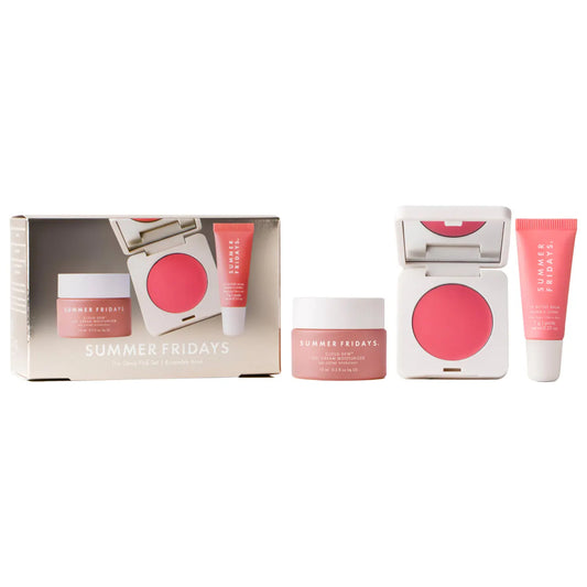 💗 The Dewy Pink Set – Summer Fridays (Mini Lip Butter Balm Pink Sugar)
