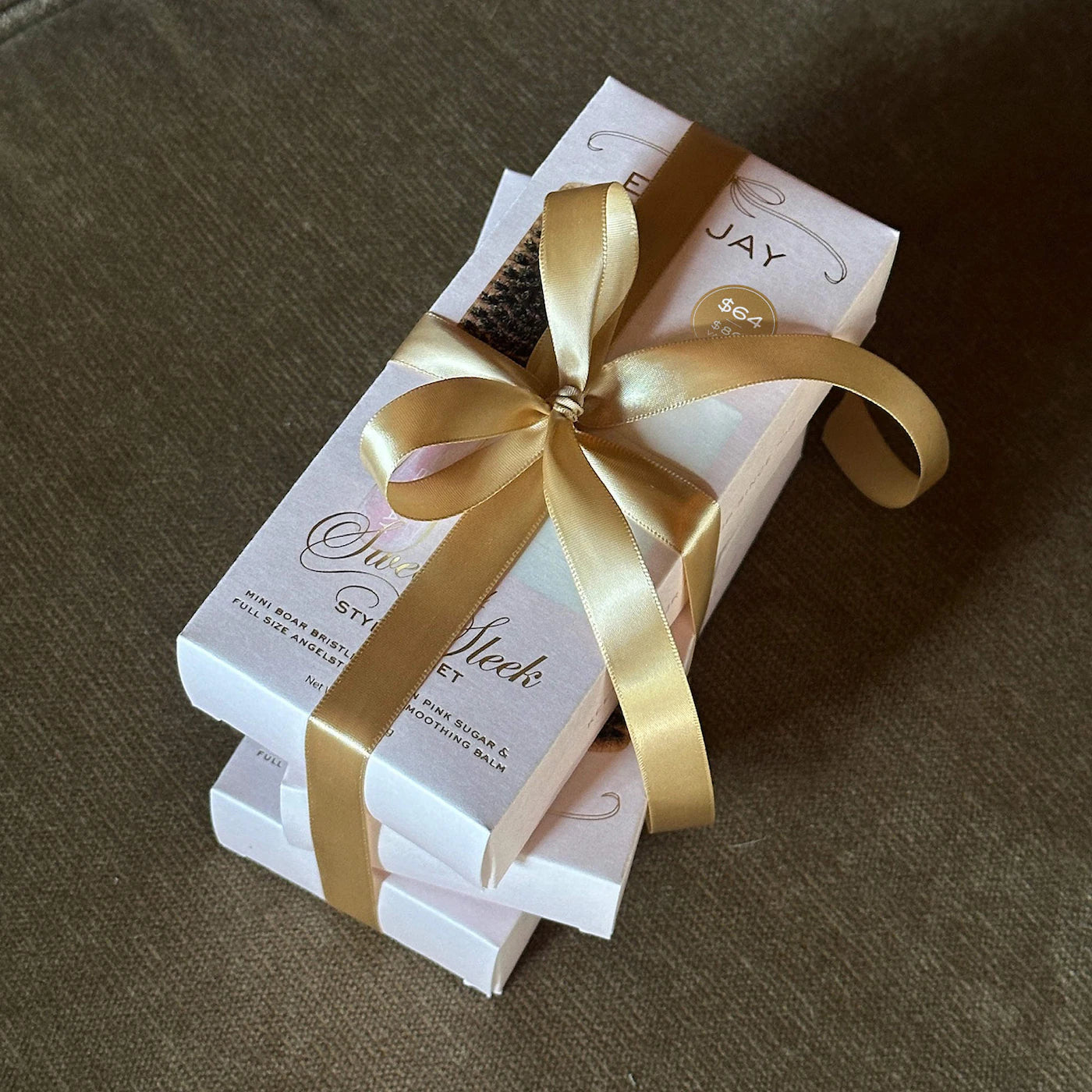 ✨ Sweet & Sleek Styling Gift Set – Emi Jay (Angelstick™ + Mini Boar Brush)