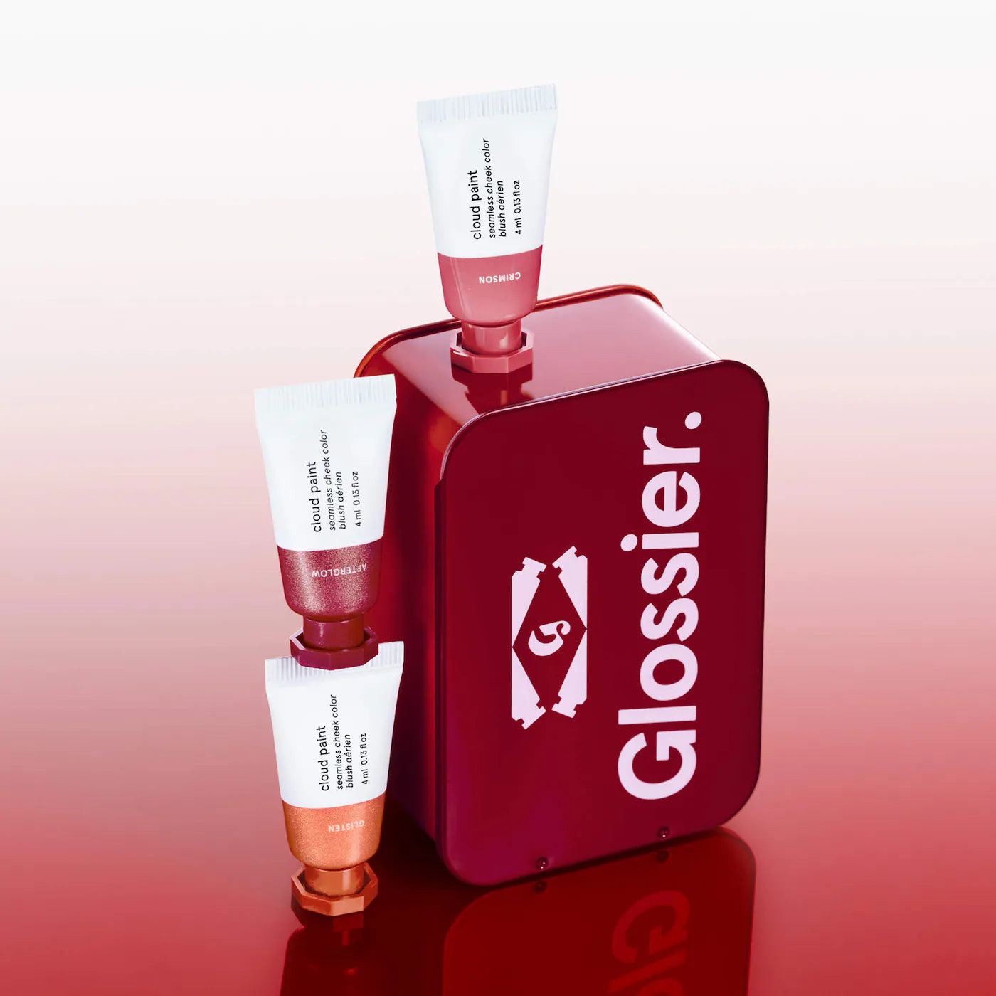 🌥️ Mini Cloud Paint Blush Trio – Glossier (Edición Limitada)