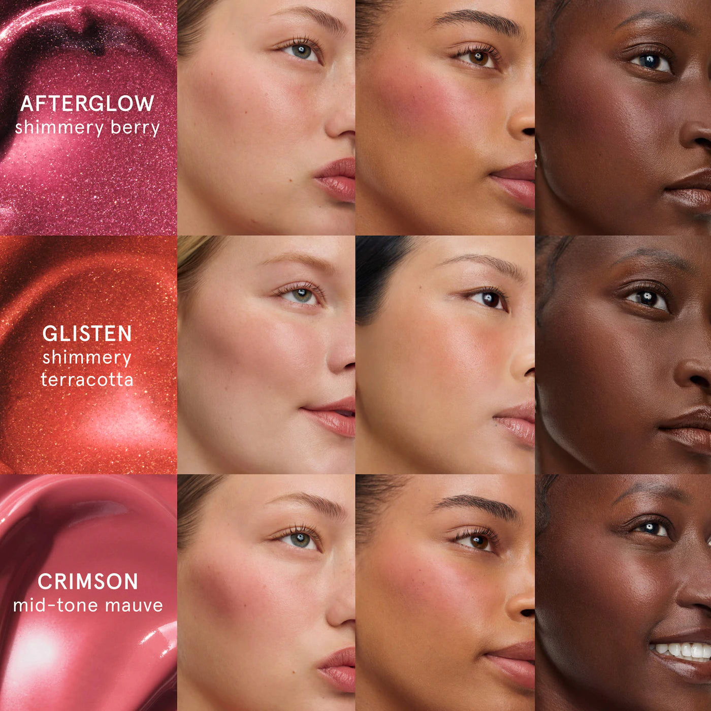 🌥️ Mini Cloud Paint Blush Trio – Glossier (Edición Limitada)