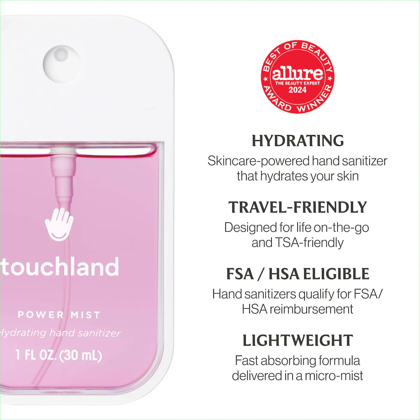 🌟 Power Mist Top 5-Set – Touchland (Edición Limitada)