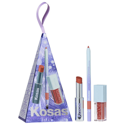 💄 Unbuttoned Lip Liner, Lipstick & Gloss – Kosas (Gift Set)
