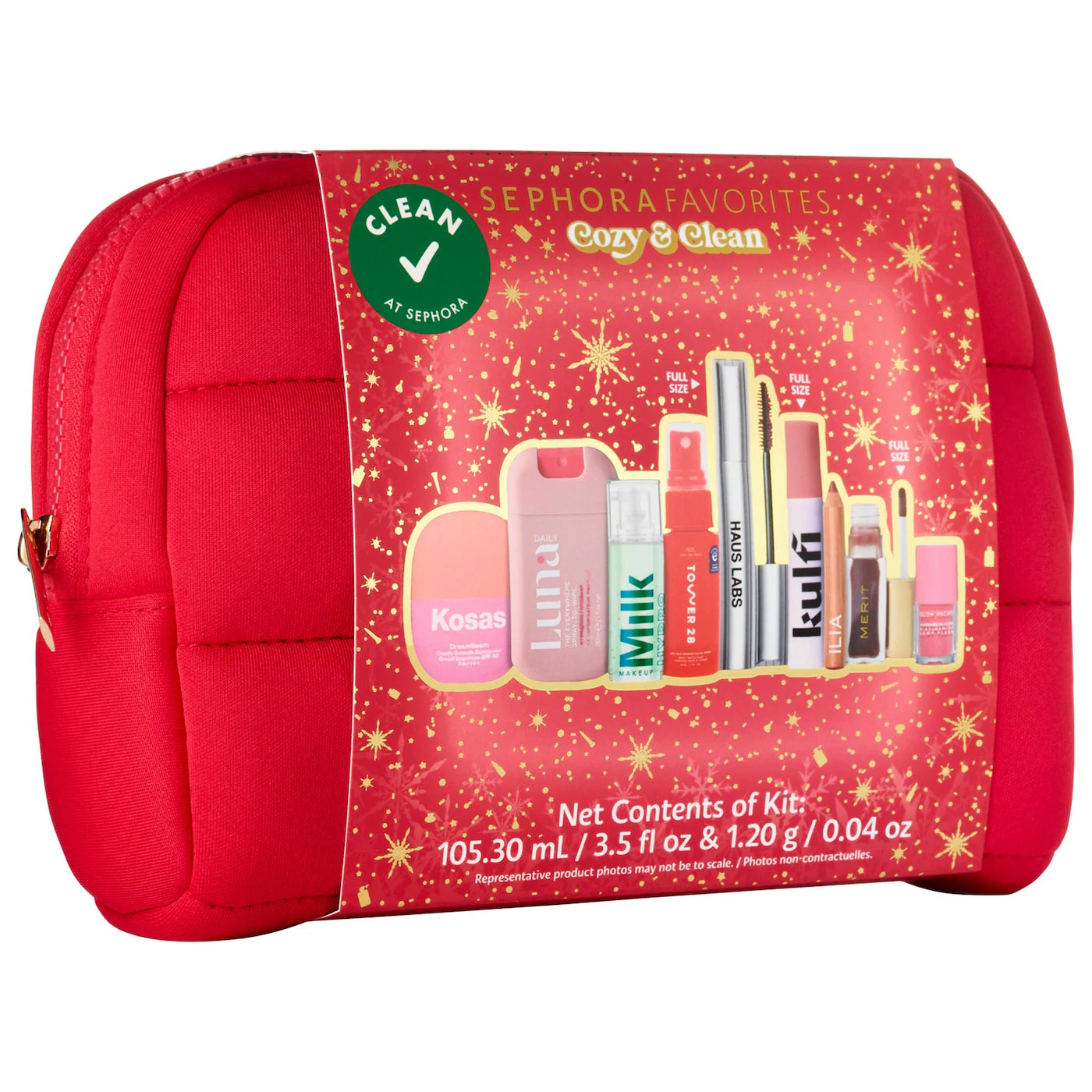 🌿 Cozy & Clean Makeup Value Set – Sephora Favorites (9 piezas)