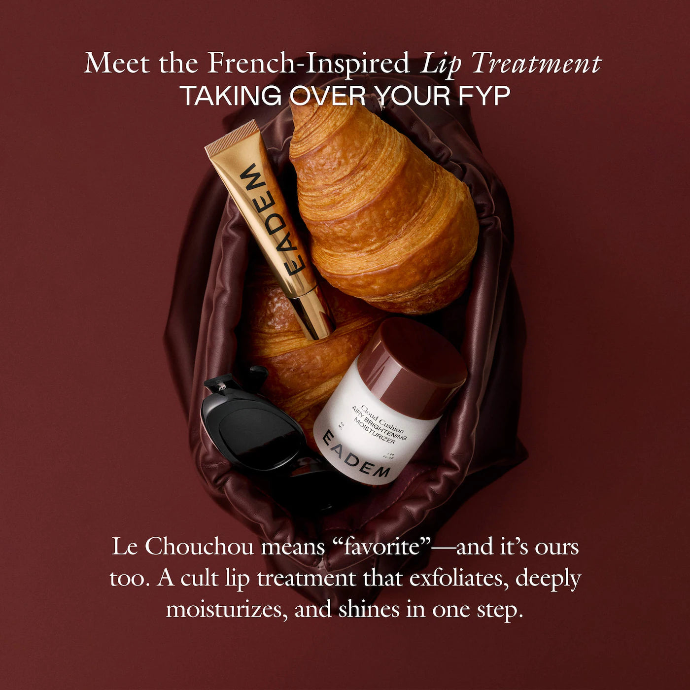 🍫 Le Chouchou Lip Balm – EADEM (Pain au Chocolat · Edición Limitada)