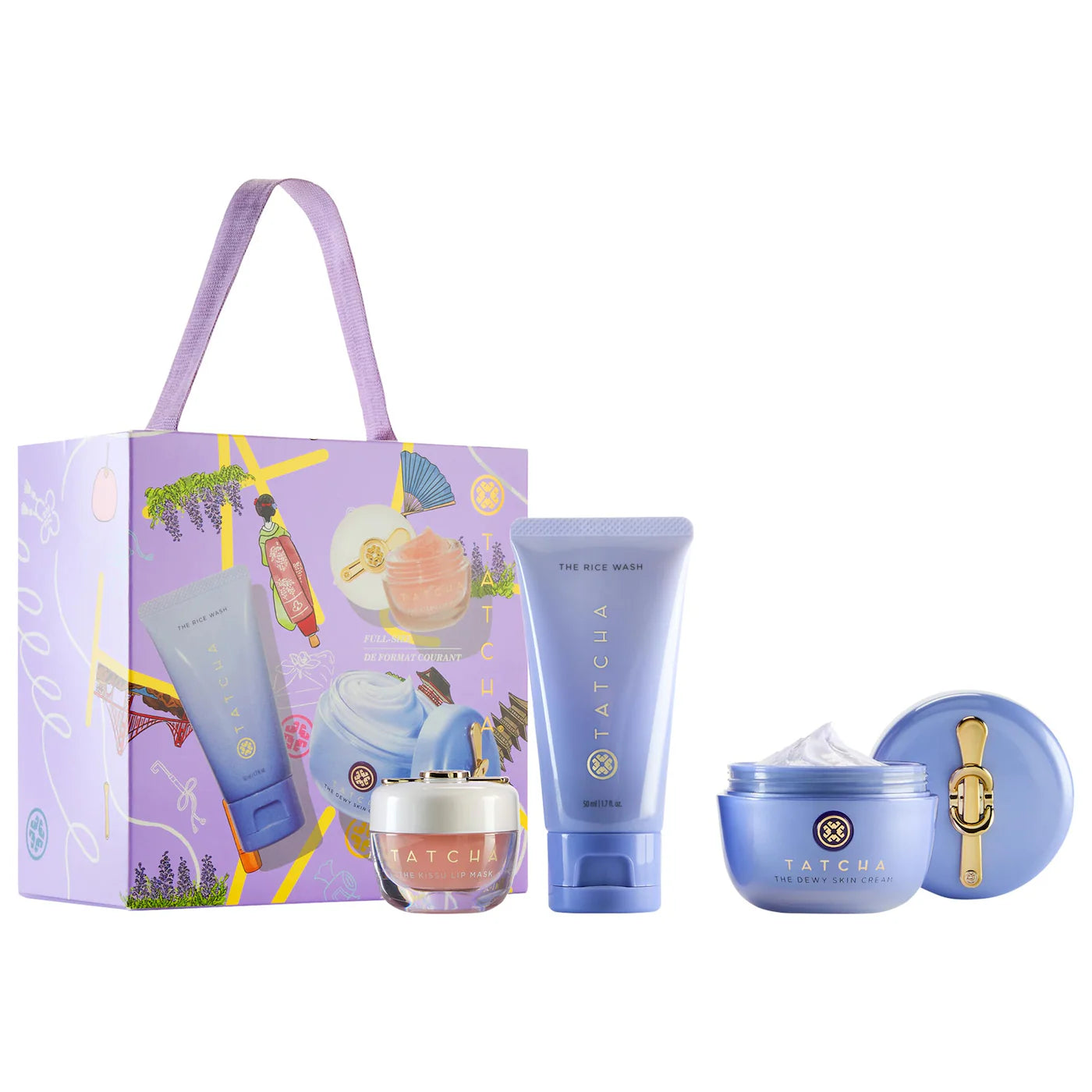 💧 Dewy Skin, Plump Lips Set – Tatcha