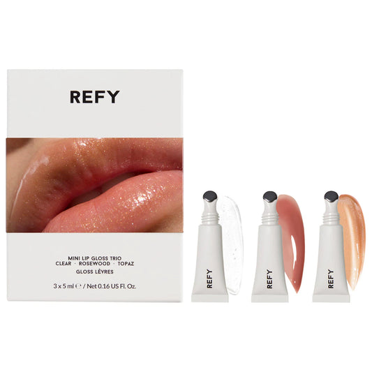 ✨ Mini Lip Gloss Trio Gift Set – REFY (Edición Limitada)