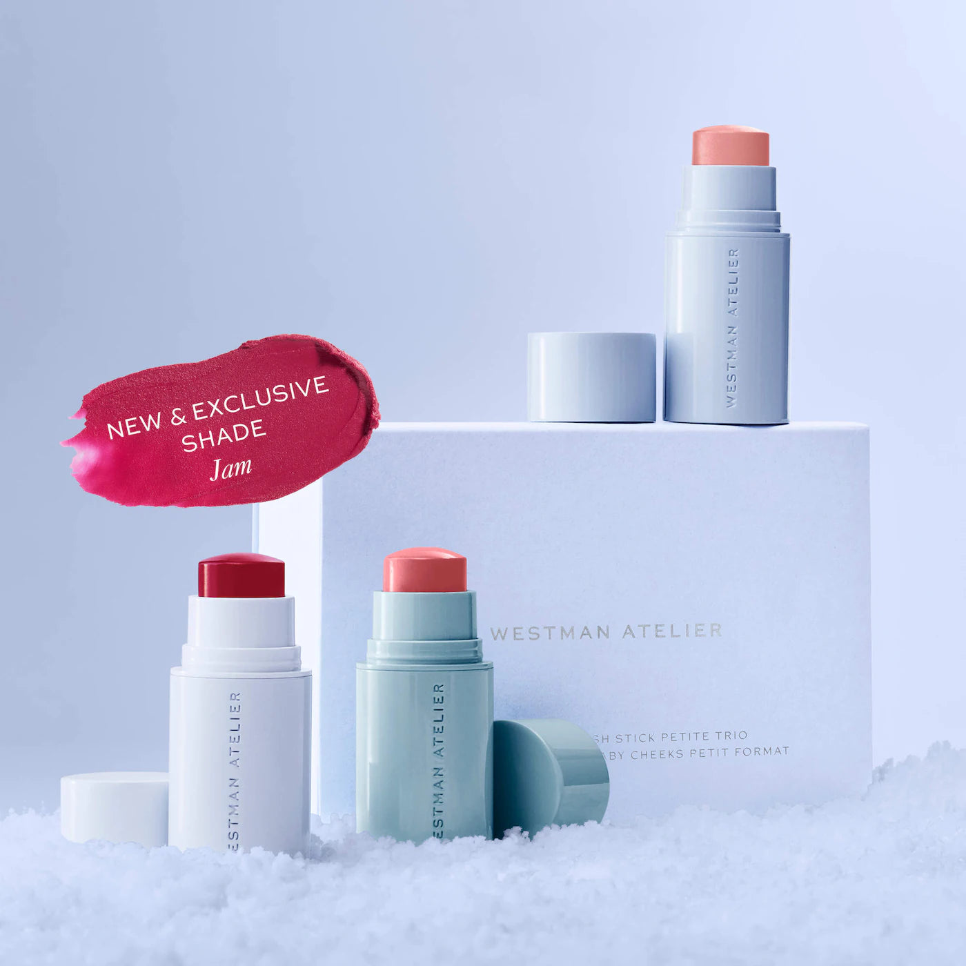 💖 Mini Baby Cheeks Trio – Westman Atelier (Petal · Jam · Chouchette)