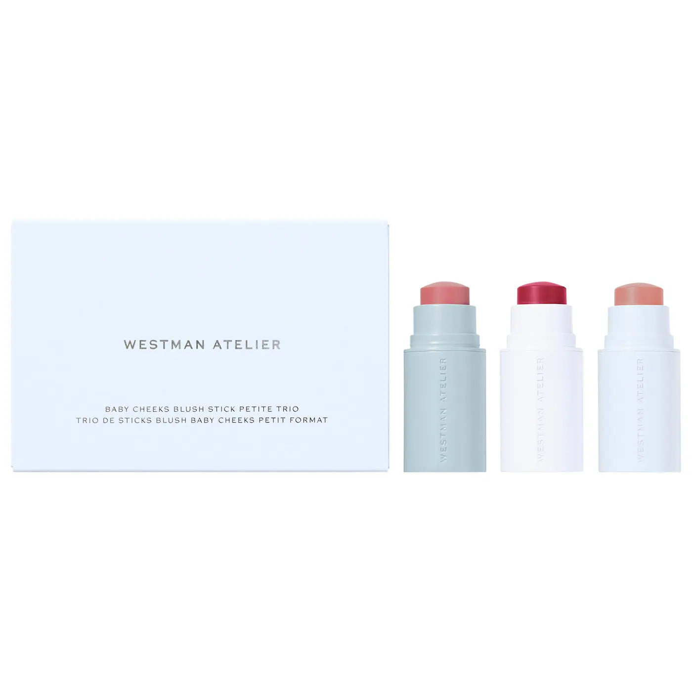 💖 Mini Baby Cheeks Trio – Westman Atelier (Petal · Jam · Chouchette)