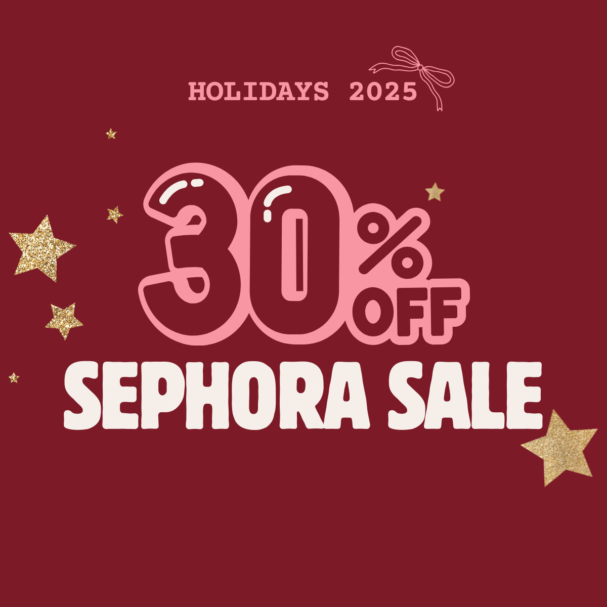 Sephora Saving Event 30%