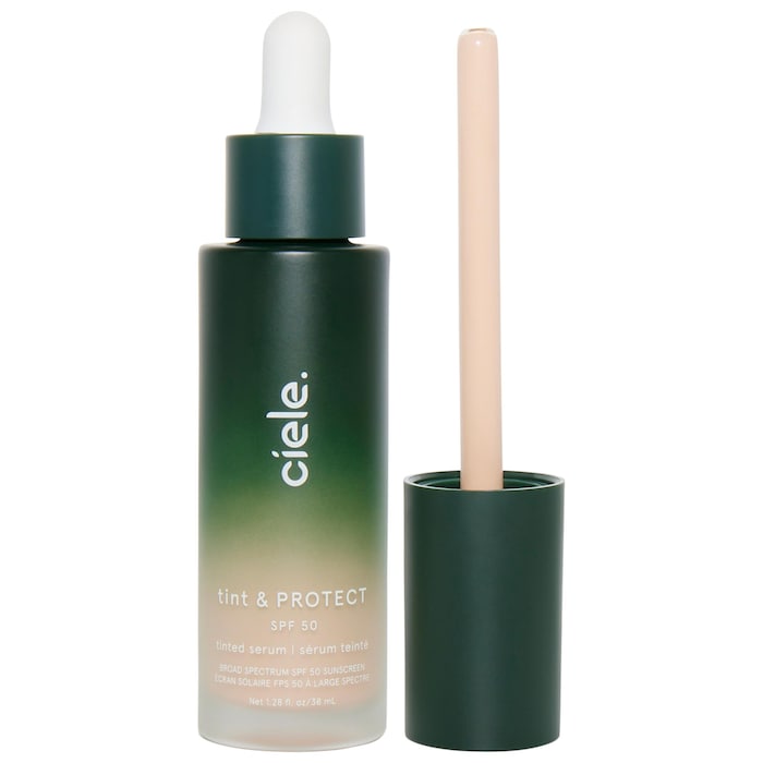 Tint & PROTECT medium coverage serum foundation with SPF 50+