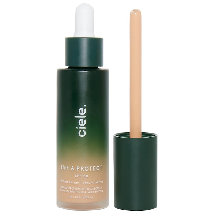 Tint & PROTECT medium coverage serum foundation with SPF 50+