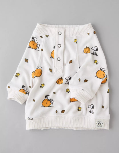 🐶🎃 Snoopy Pumpkin Dog PJ Shirt – American Eagle (Plush · Edición Especial)