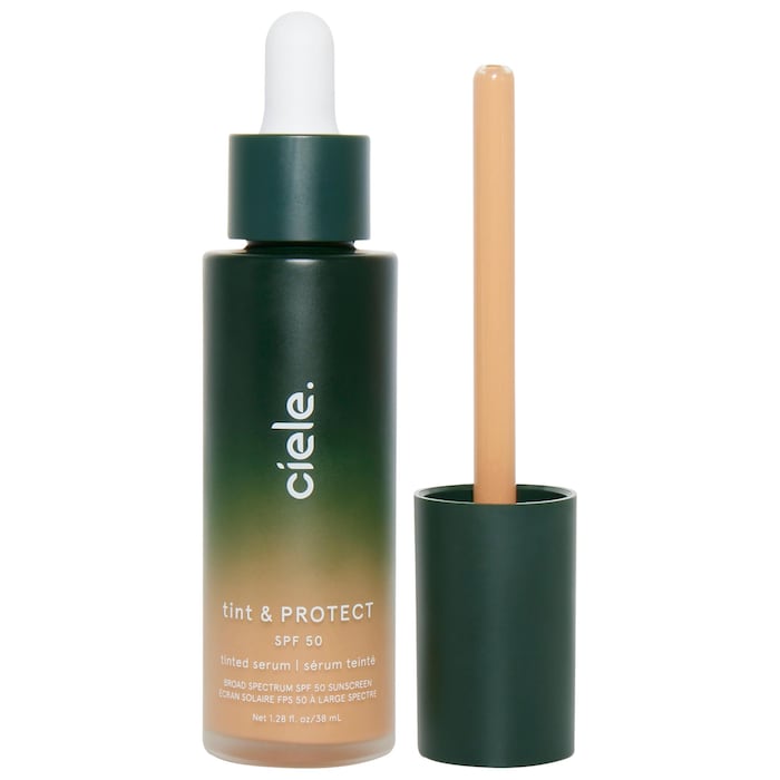 Tint & PROTECT medium coverage serum foundation with SPF 50+