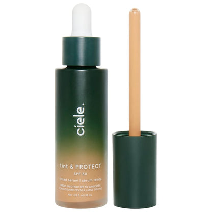 Tint & PROTECT medium coverage serum foundation with SPF 50+