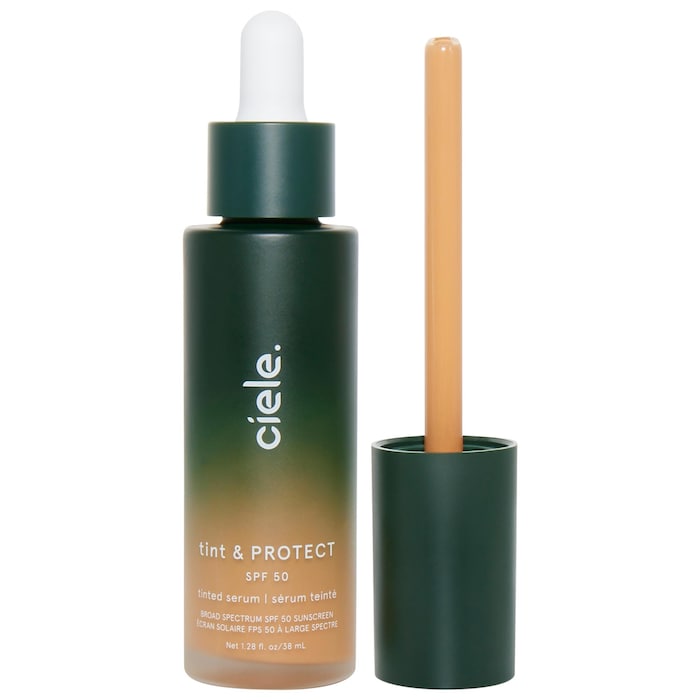 Tint & PROTECT medium coverage serum foundation with SPF 50+