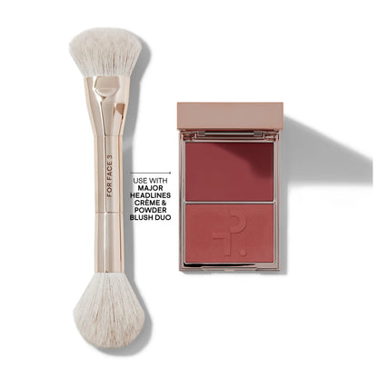 🖌️ Dual-Ended Blush Brush – Patrick Ta