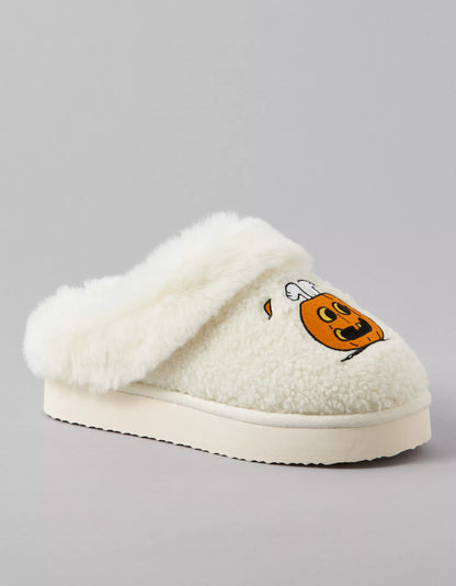AE Snoopy Pumpkin Scuff Slipper