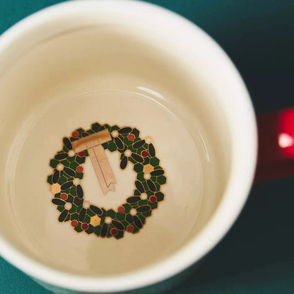 🎄 Bistro Tile Monogram Mug – Anthropologie (Festive Edition)